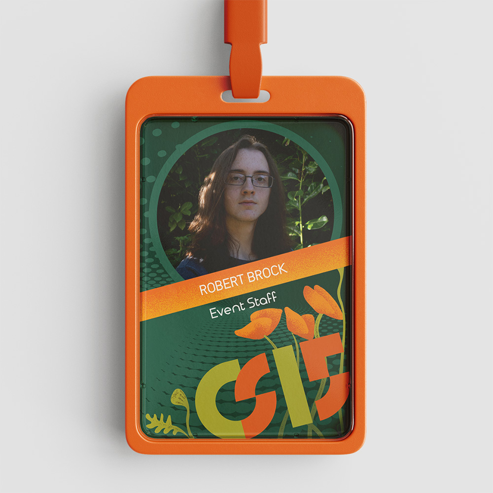 A Creative Summit 15 vendor ID badge.